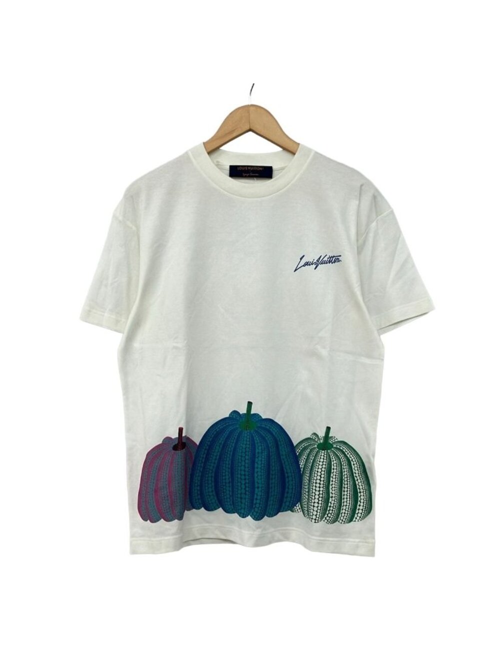 Louis Vuitton Short Sleeve T-Shirt Ivory Red Multi XS Yayoi Kusama